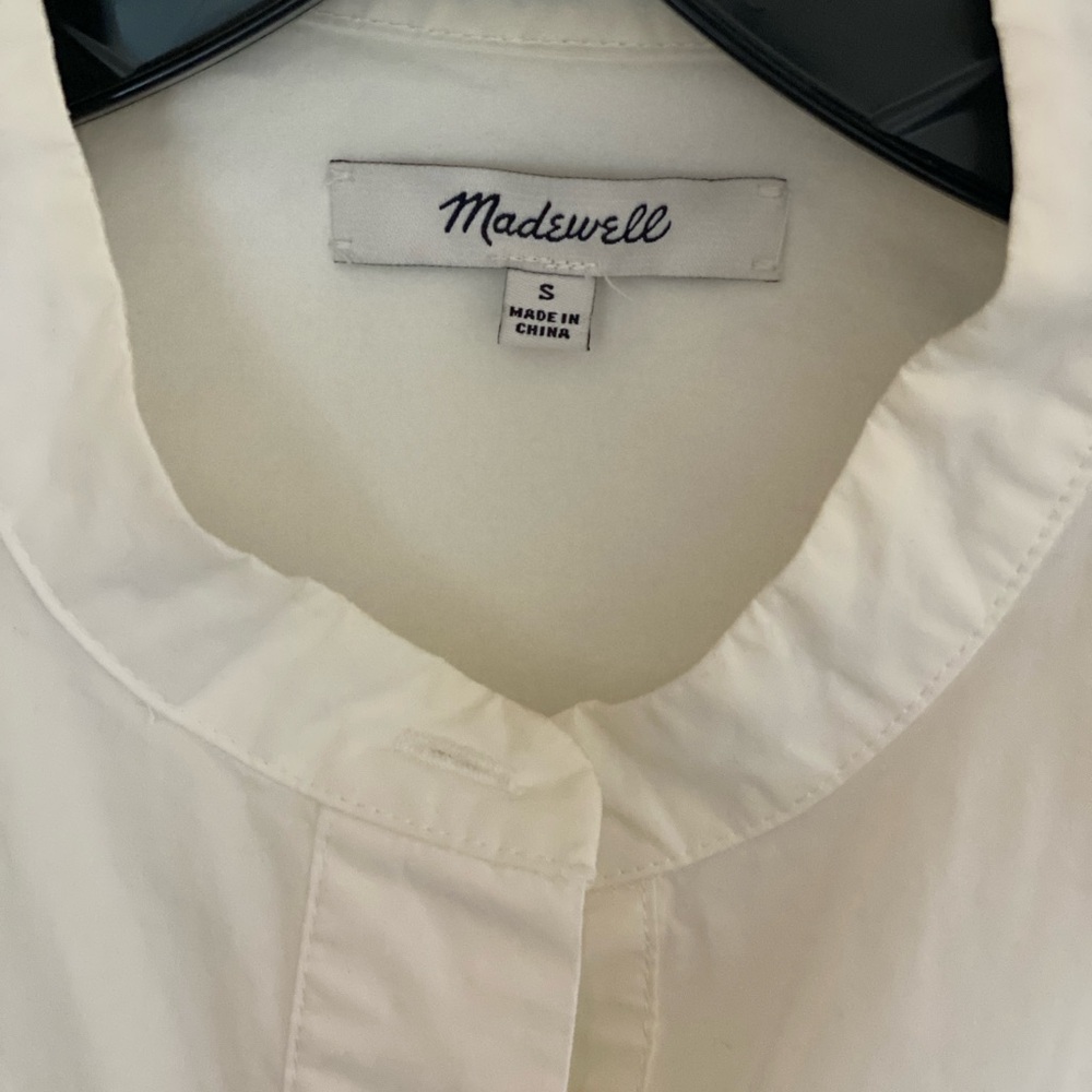White Button-Up Blouse - Picture 5 of 6